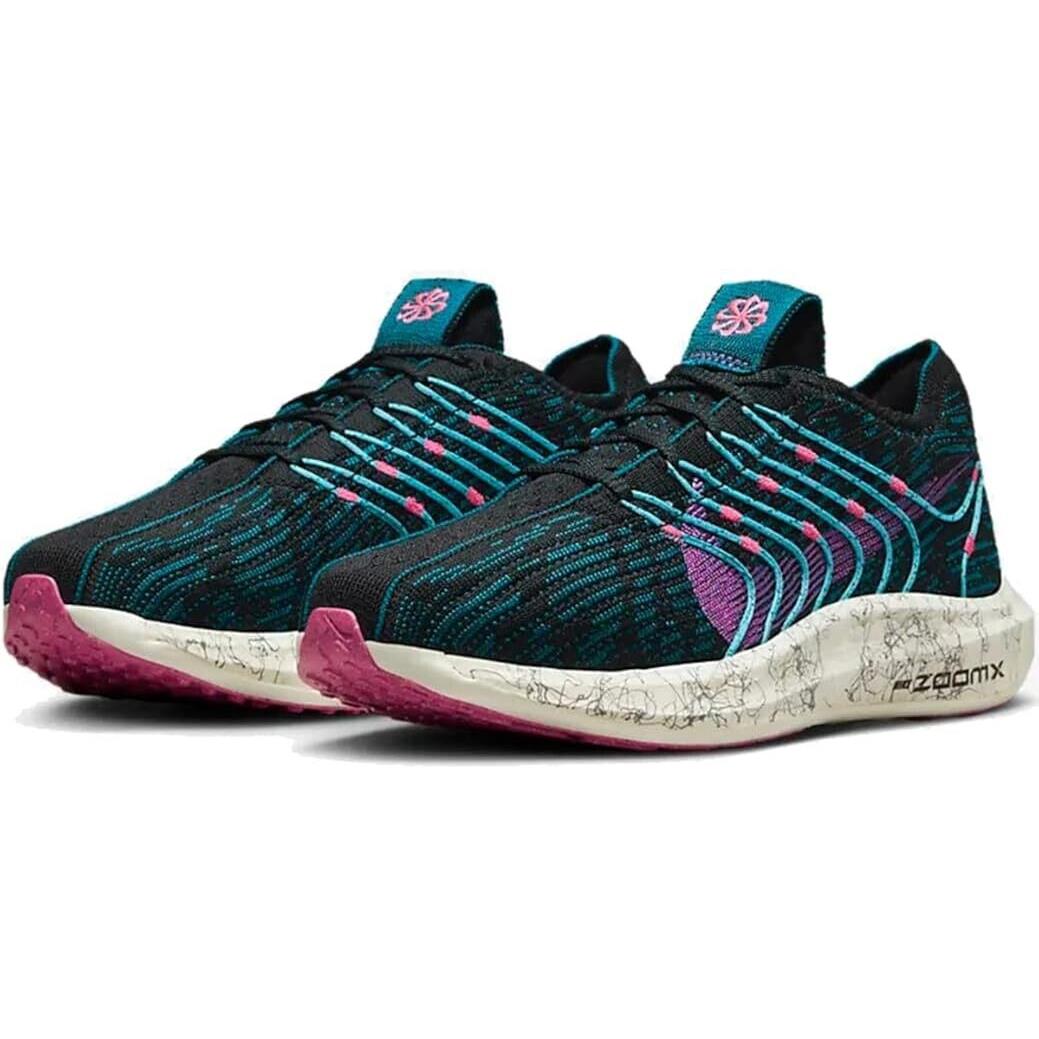 Nike Pegasus Turbo NN SE Womens Size 10 Shoes FJ2975-001 Black Fuchsia Dream - Multicolor