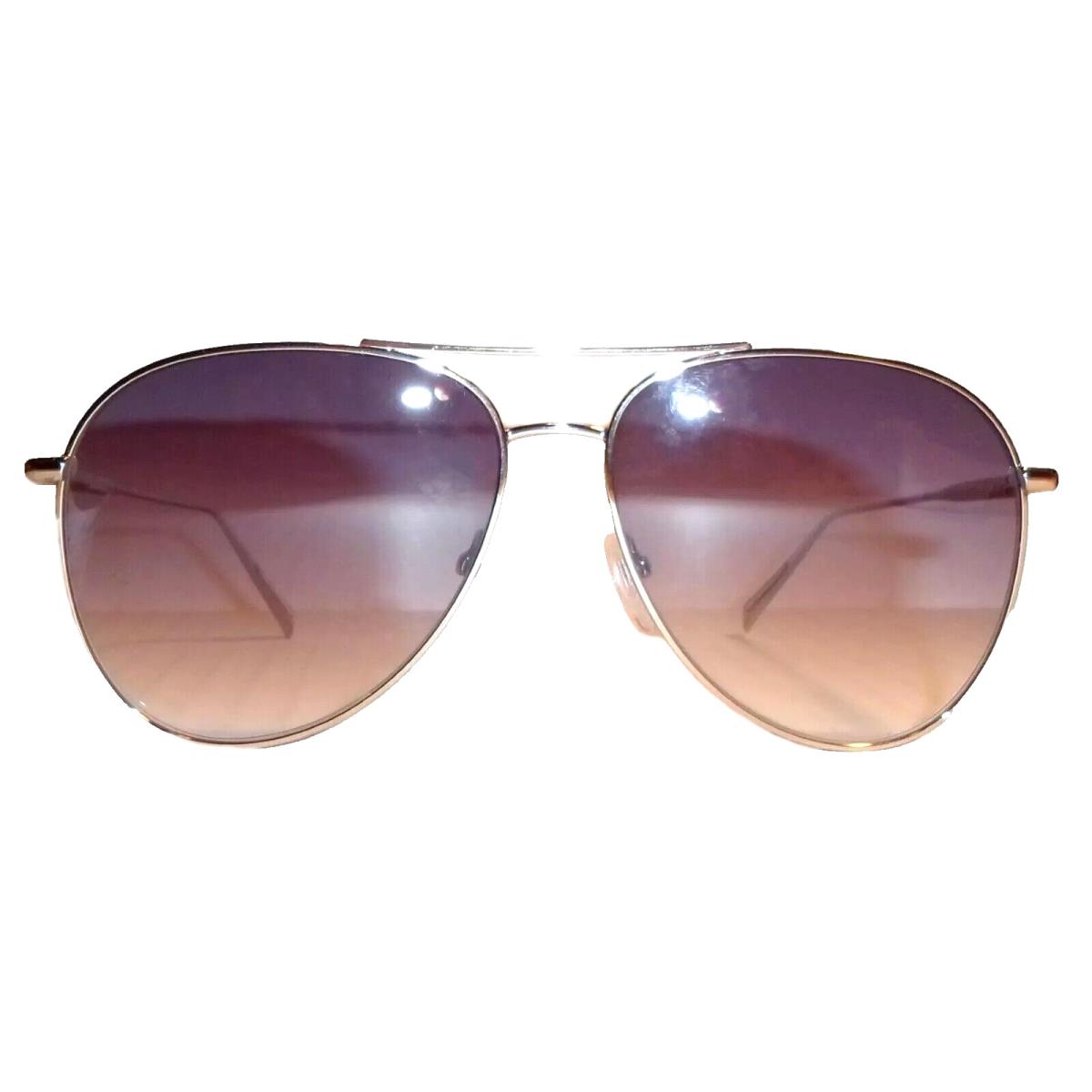 Longchamp Blue Silver Aviator Sunglasses