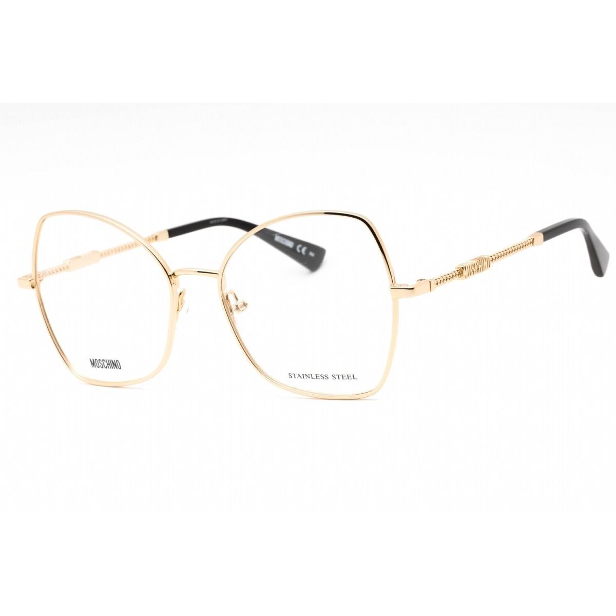 Moschino MOS600-000-53 Eyeglasses Size 53mm 17mm 140mm Rosegold Women - rosegold, Frame: rosegold