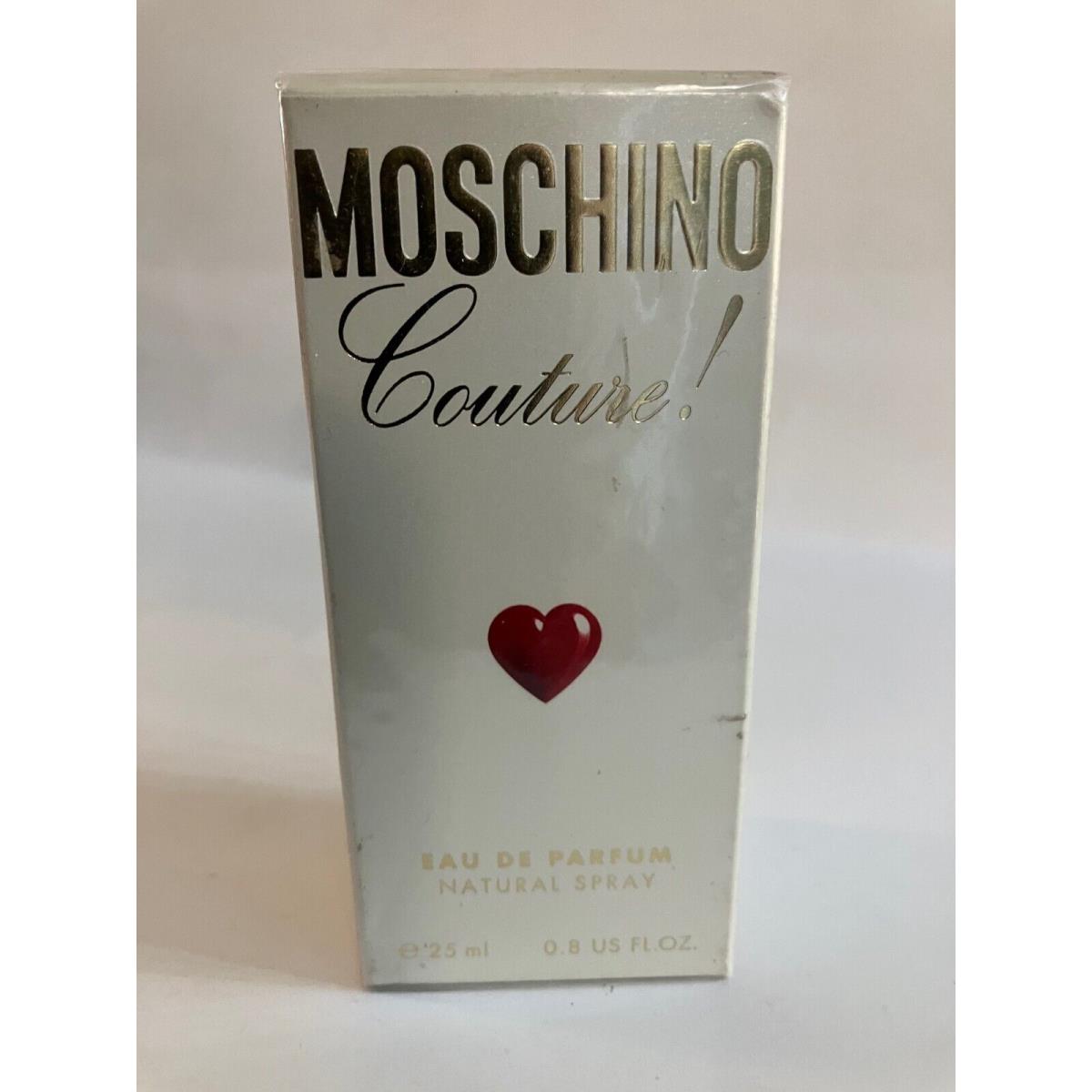 Moschino Couture 0.8oz Edp Spray For Women Vintage Rare