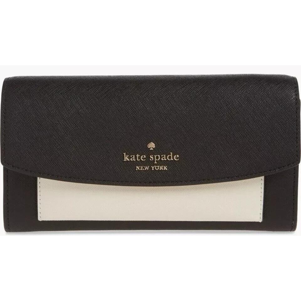 Kate Spade New York Colorblock Continental Wallet with Removable Card Wallet