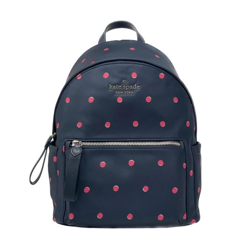 Kate Spade New York Chelsea Medium Nylon Backpack Black Multi Little Better