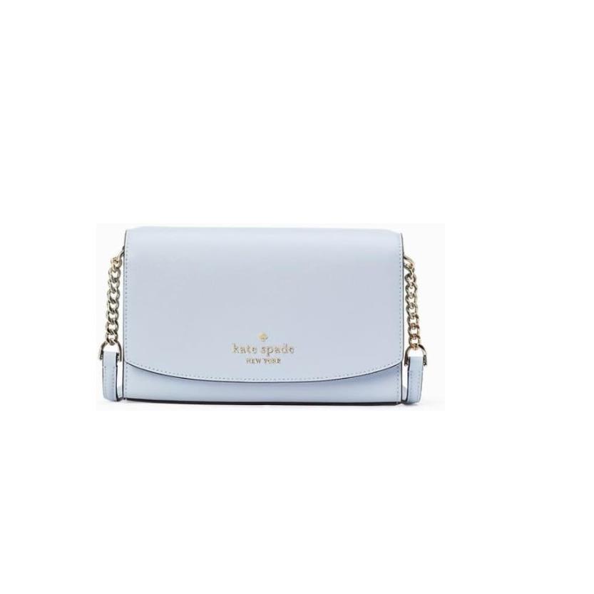 Kate Spade Staci Blue Saffiano Leather Small Flap Shoulder Bag Crossbody Bag