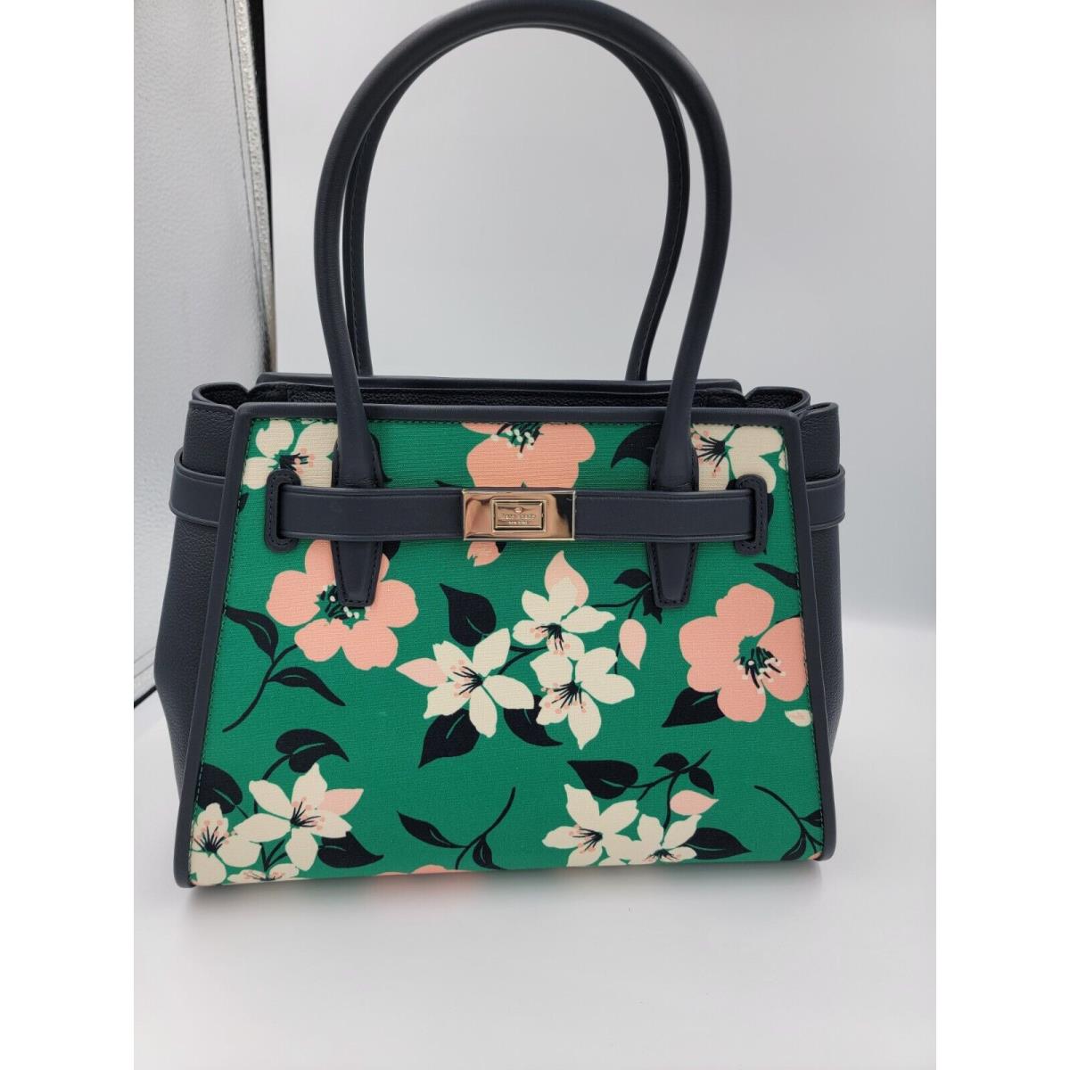 Kate Spade Bag Women `S K7351 300 Lily Bloom Print 2Way Medium Satchel