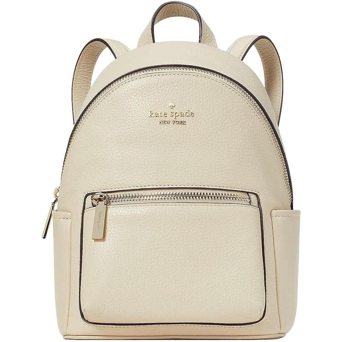 Kate Spade Leila Pebbled Leather Mini Dome Backpack - Light Sand