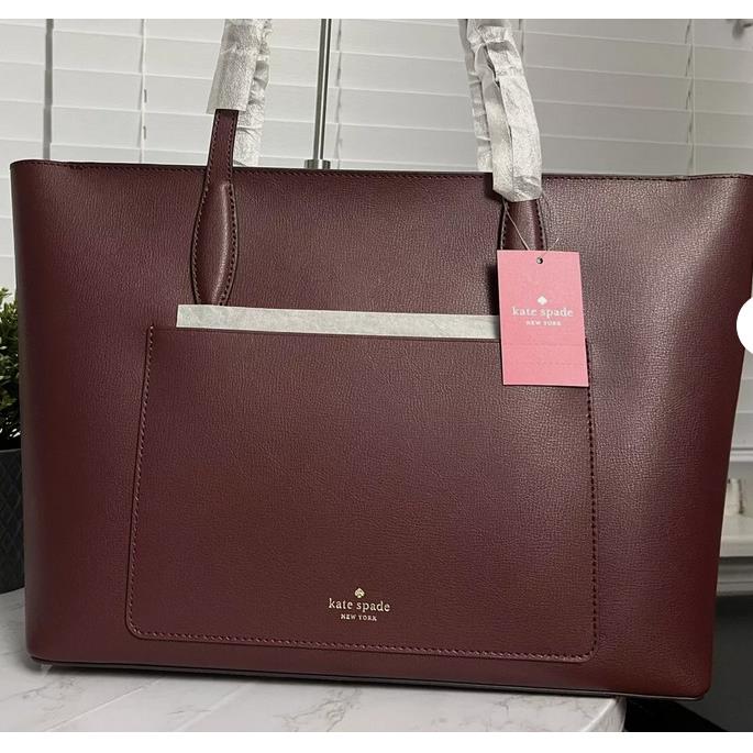 Kate Spade Adel Large Tote Cherrywood