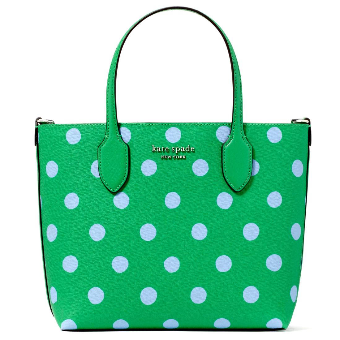 New Kate Spade Bleecker Sunshine Dots Crossbody Small Tote Candy Grass /dust Bag