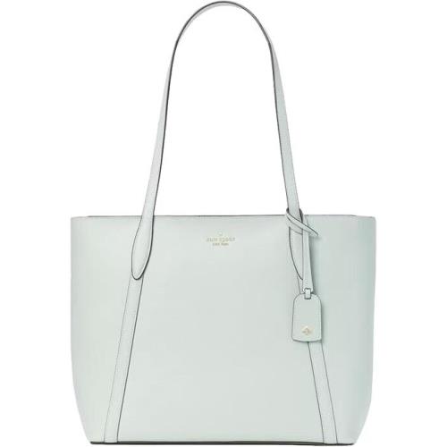 Kate Spade York Women`s Cara Refined Grain Leather Large Tote Bag Seawater