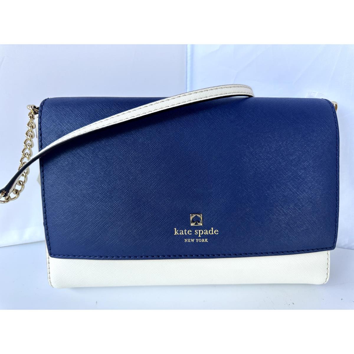 New Kate Spade Charlotte Street Alek Bag Shoulder Handbag Blue