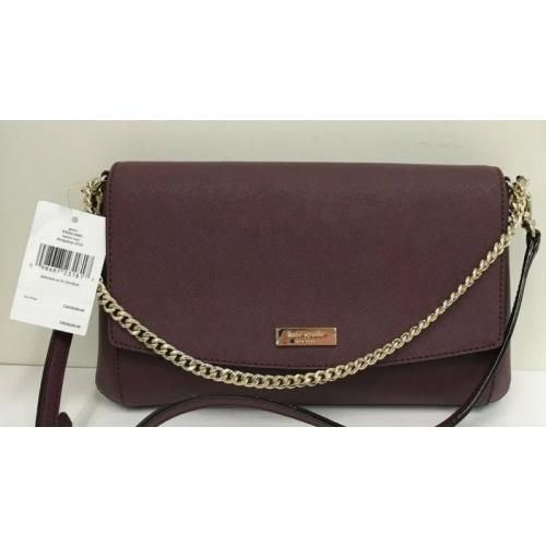 Kate Spade Greer Laurel Way Crossbody Shoulder Bag WKRU4092 - Deep Plum