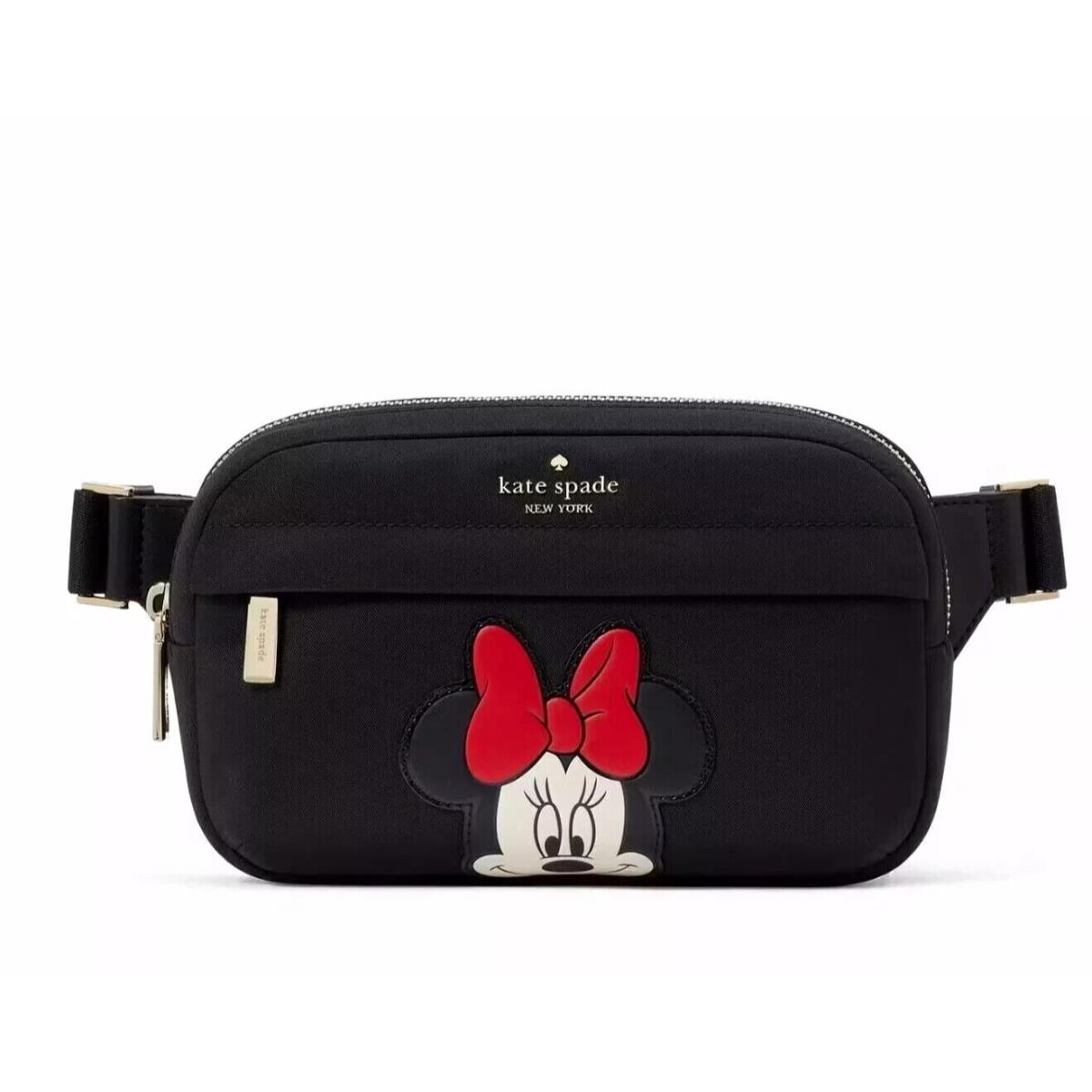 Kate Spade New York X Disney Minnie Nylon Belt Bag KG590 Fanny Pack New Nip