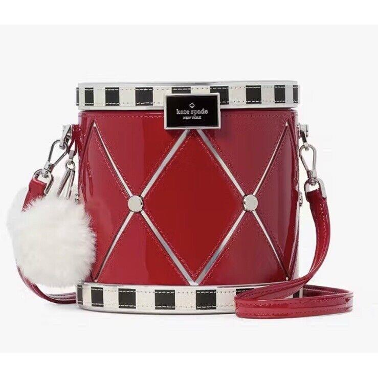 Kate Spade Oh What Fun Toy Store 3D Drum Crossbody Bag Holiday Christmas Gift