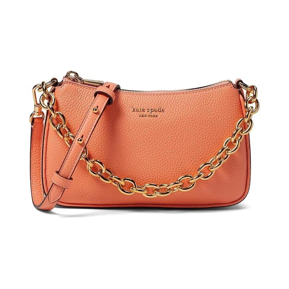 New Kate Spade Jolie Small Convertible Leather Crossbody Melon Ball / Dust Bag