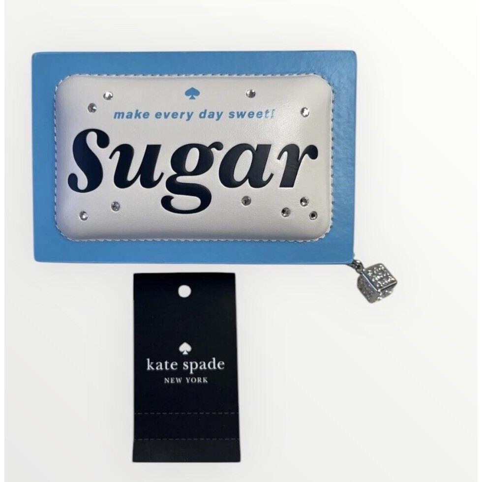 Kate Spade Coffee Break 3D Sugar Packet Small Card Holder New