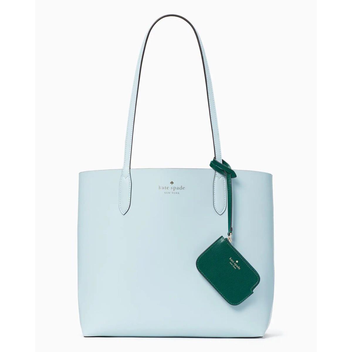 Kate Spade Ava Leather Reversible Tote Frosty Sky K6052