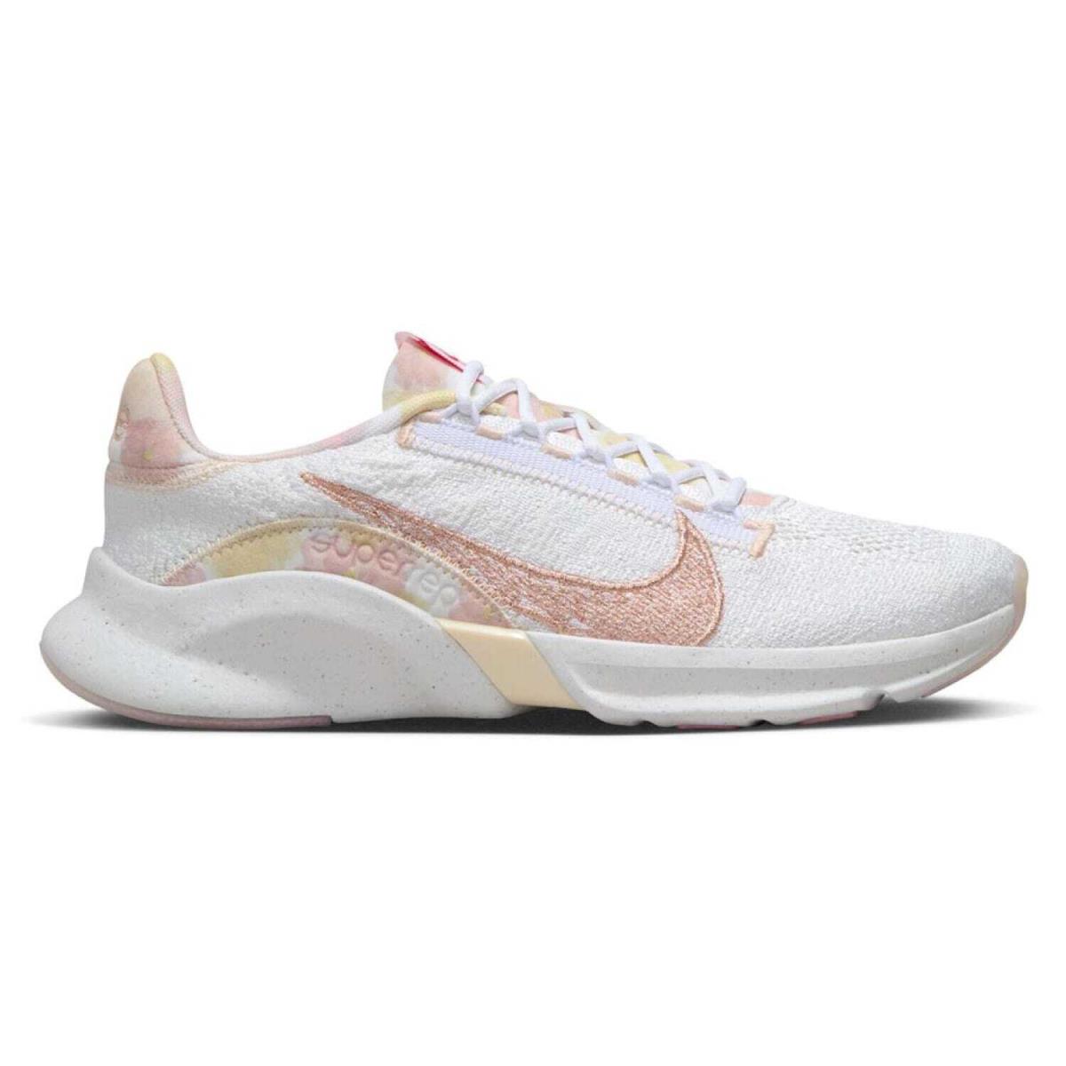 Nike Superrep Go 3 NN FK Prm White/guava Ice-red Stardust FN6585-100 Women`s - Multicolor