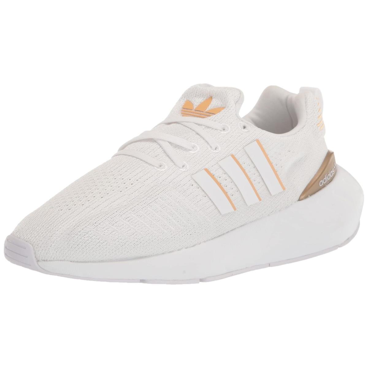 Adidas Originals Women`s Swift Run 22 Sneaker White/copper Metallic/black GZ4973