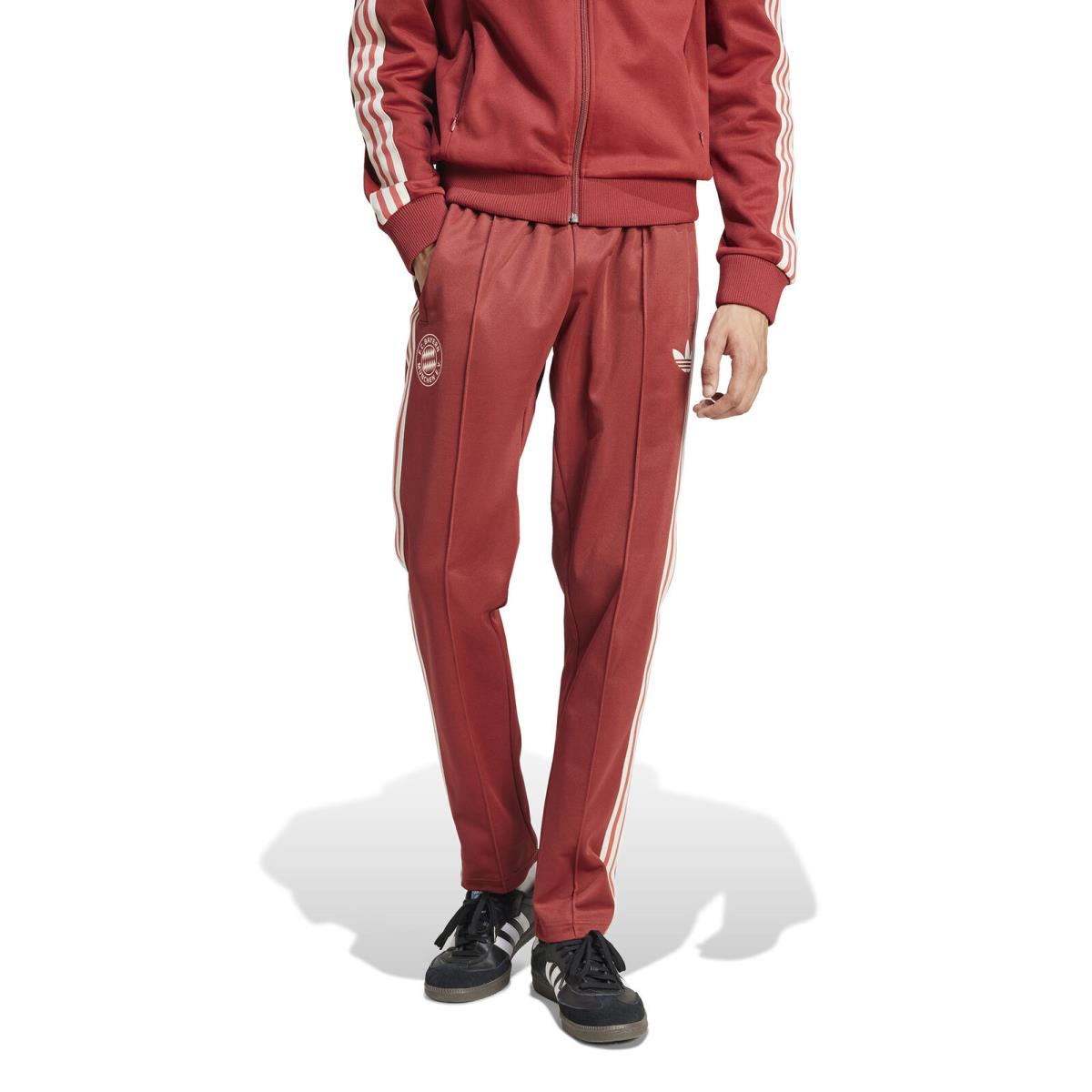 Men`s Adidas Originals Red Bayern Munich Adicolor Track Pants