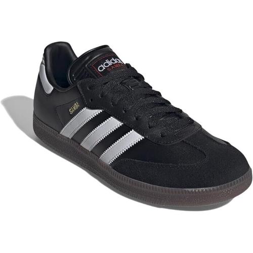 Adidas Samba Indoor Soccer Shoes IH6000 Black White Gum Men Sizes 9.5-13 - Black