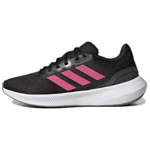 Adidas Run Falcon 3.0 Low Sneakers Trainers Women Shoes Black/pink Size 6.5 - BLACK/PINK - HP7560