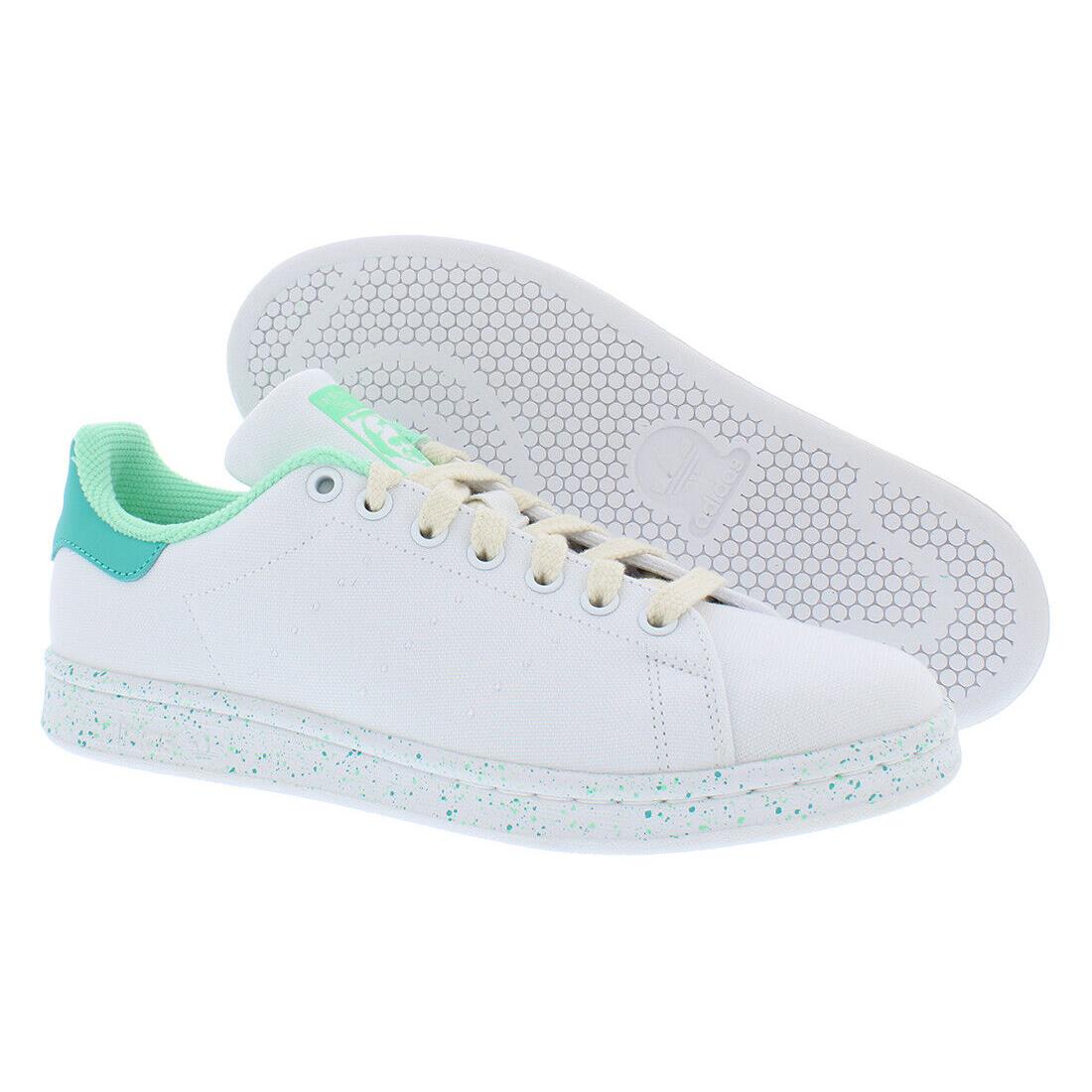 Adidas Stan Smith Mens Shoes Size 7.5 Color: Cloud White/mint Rush/pulse Mint