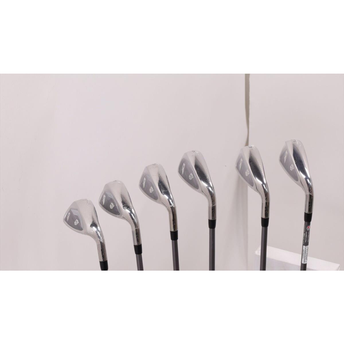 Wilson Women`s D7 Xs Iron Set 6-Pw Sw Ladies Flex Helium Graphite 1254026