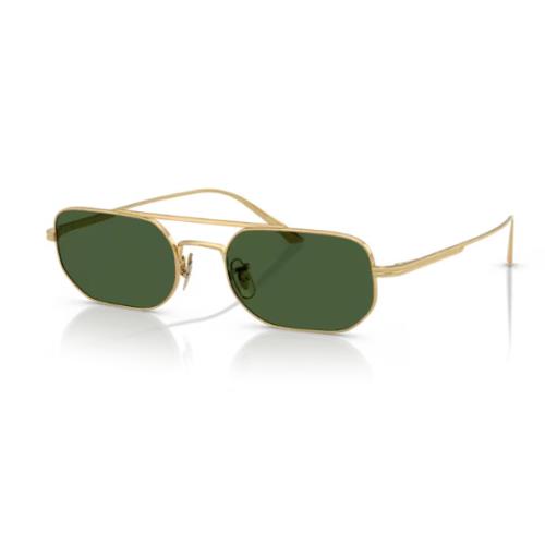 Oliver Peoples 0OV1351S 1989c 533271 Gold Vibrant Green Men`s Sunglasses