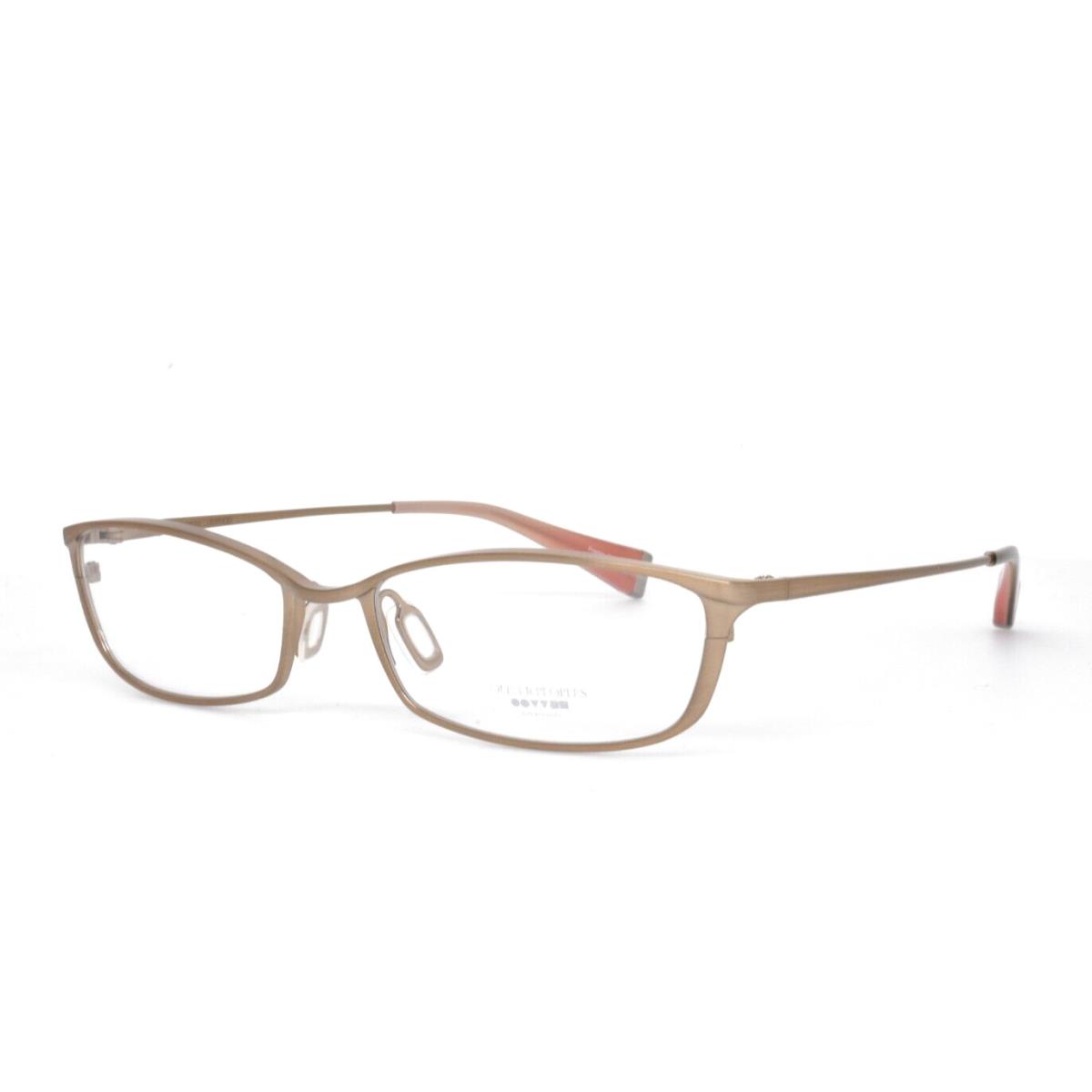 Oliver Peoples Eyeglasses Light Brown Titanium 51-16-130 Jules Bch