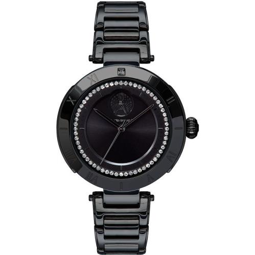 Women`s Vestal The Rose Black Band Watch RSE3M003