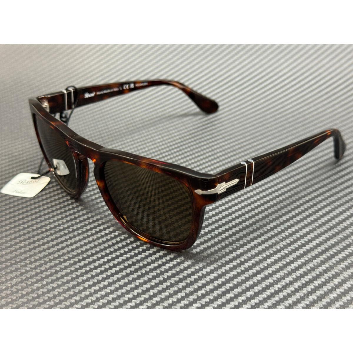 Persol PO3333S 24 57 Havana Brown Polarized Men`s 54 mm Sunglasses