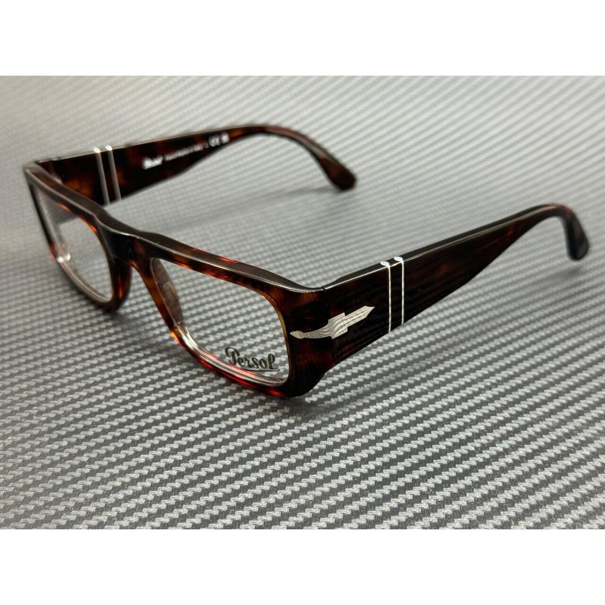 Persol PO3362V 24 Brown Havana Unisex 52 mm Eyeglasses