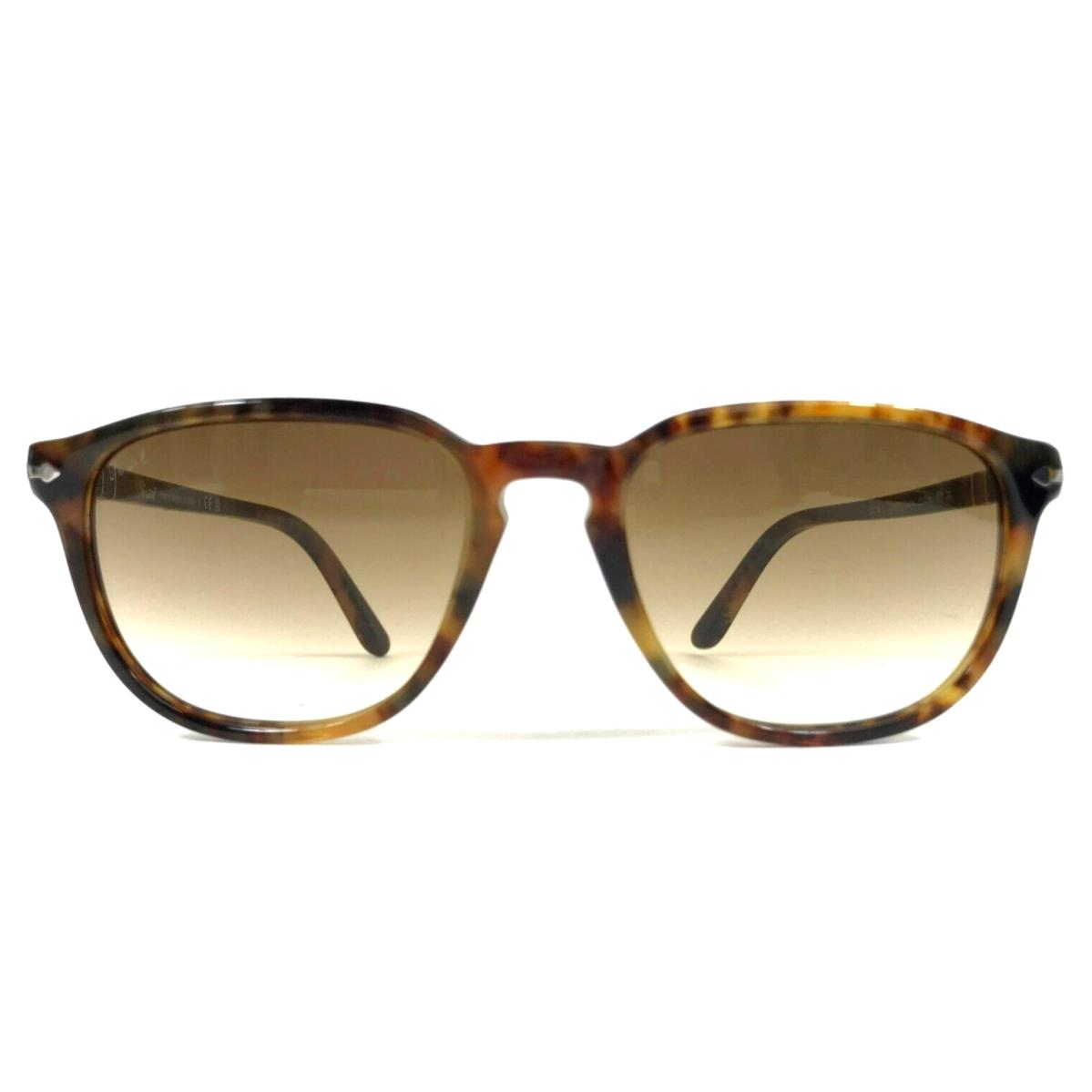 Persol Sunglasses 3019-S 108/51 Caffe Tortoise Square Frames with Brown Gradient