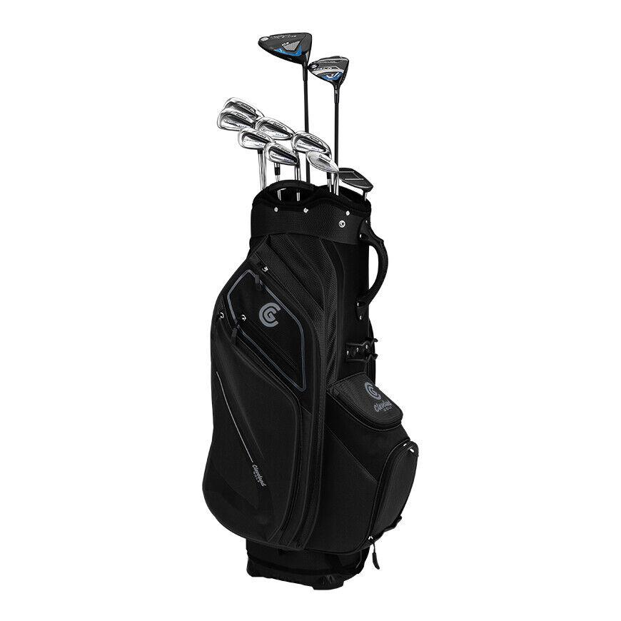 Cleveland Golf Launcher Max Complete Package Men`s 10 Club Set Black Cart