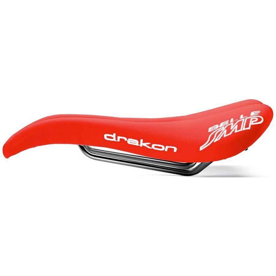 Selle Smp Drakon Saddle with Steel Rails Orange