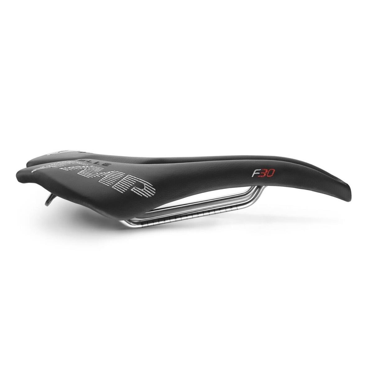 Selle Smp F30 Saddle Blk W/carbon Rail