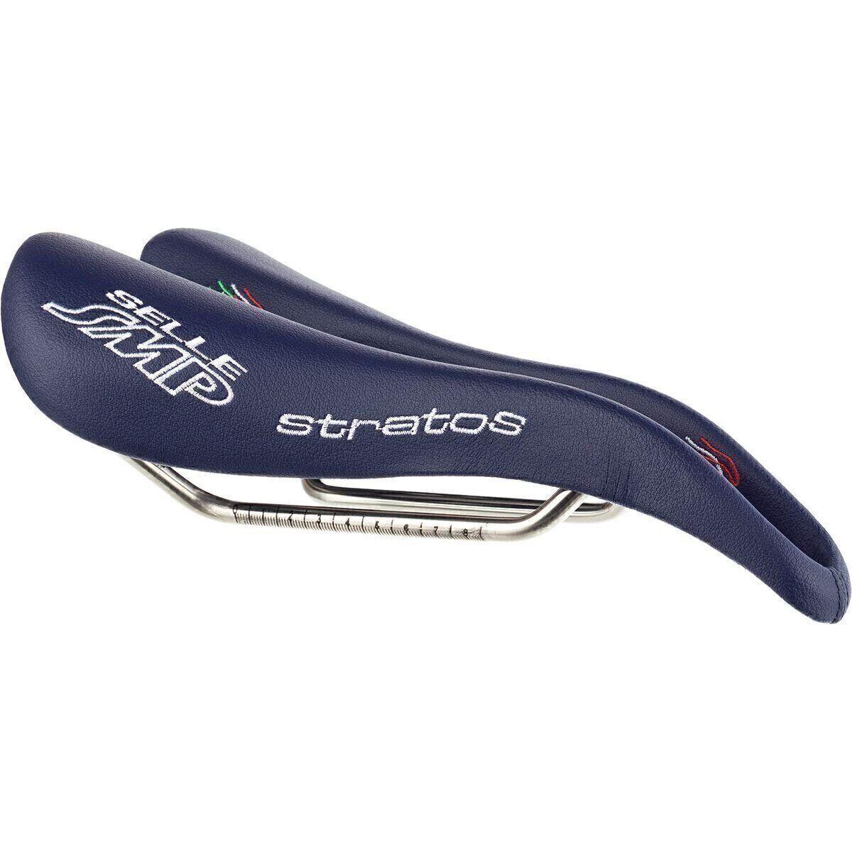 Selle Smp Stratos Bike Saddle Blue Bicycle Seat