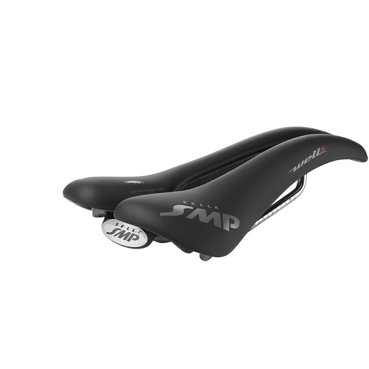 Selle Smp Well S Saddle - Matt Black Long 274 mm - Wide 138 mm