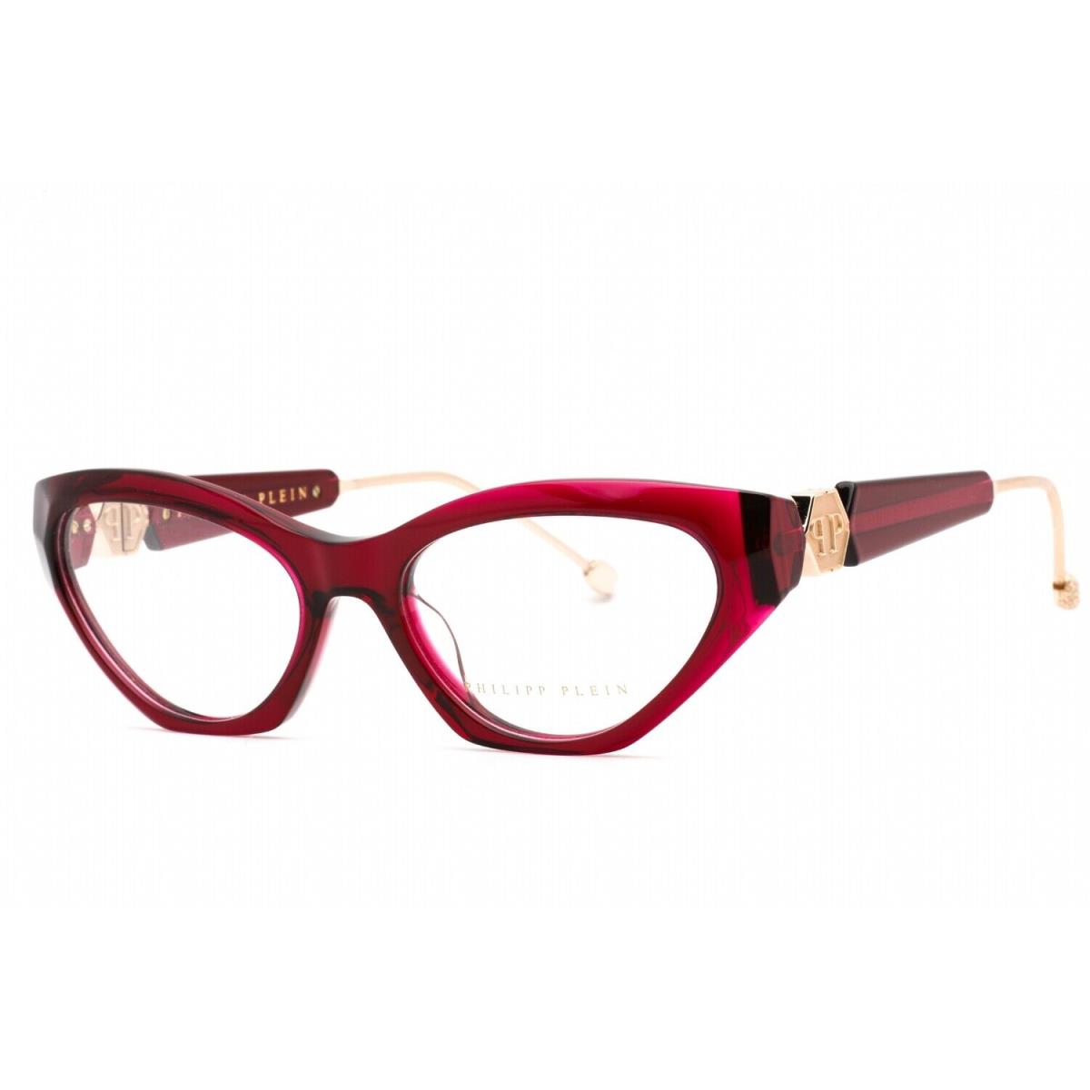 Philipp Plein VPP069S-9WF-55 Eyeglasses Size 55mm 18mm 140mm Plum Women