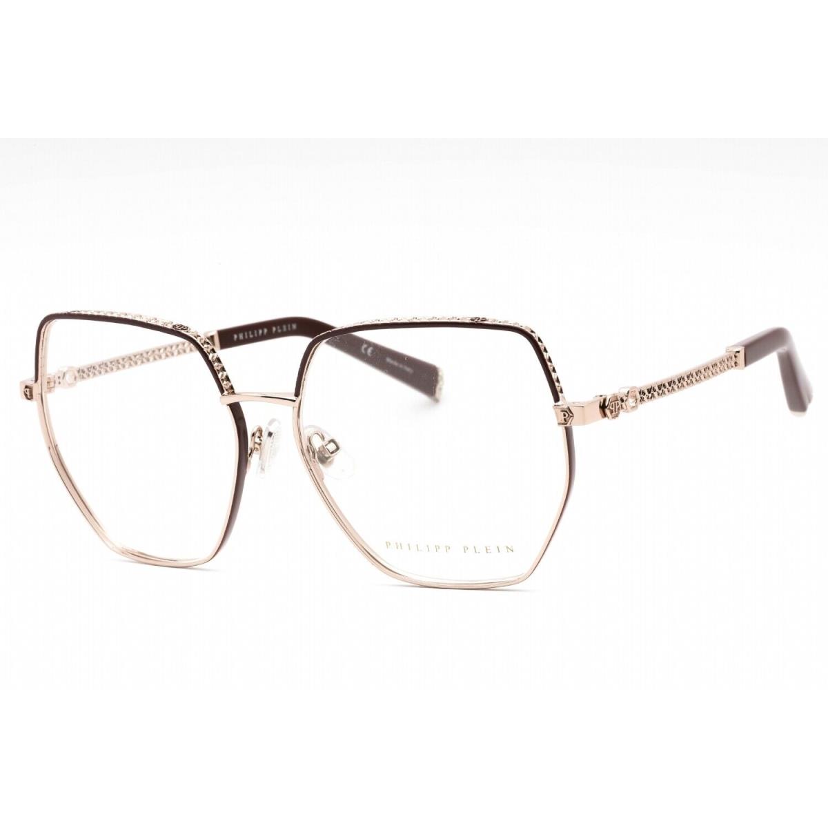 Philipp Plein VPP054S-0K99 Shiny Red Gold Eyeglasses