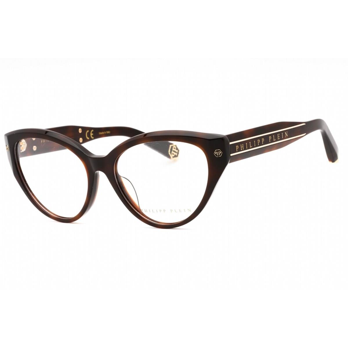 Philipp Plein VPP052M-0752 Shiny Dark Havana Eyeglasses