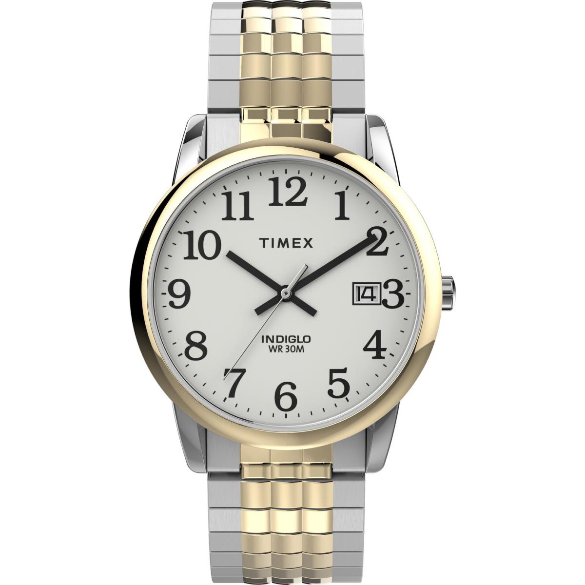 Timex Men`s Easy Reader Quartz Stainless Steel Strap