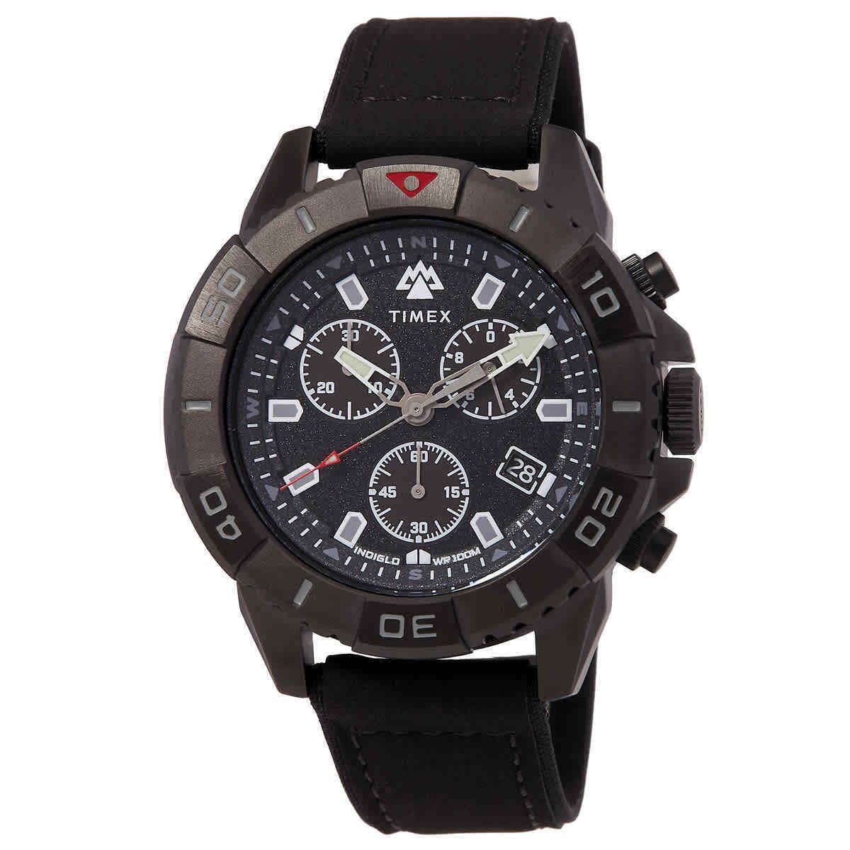 Timex Expedition North Ridge Chronograph Quartz Black Dial Men`s Watch TW2W16000