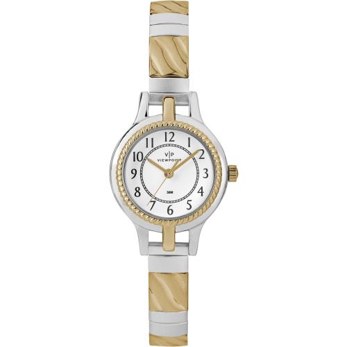 Viewpoint by Timex CC3D82400 Women`s Two-tone Stainless Steel Expansion Band Wat