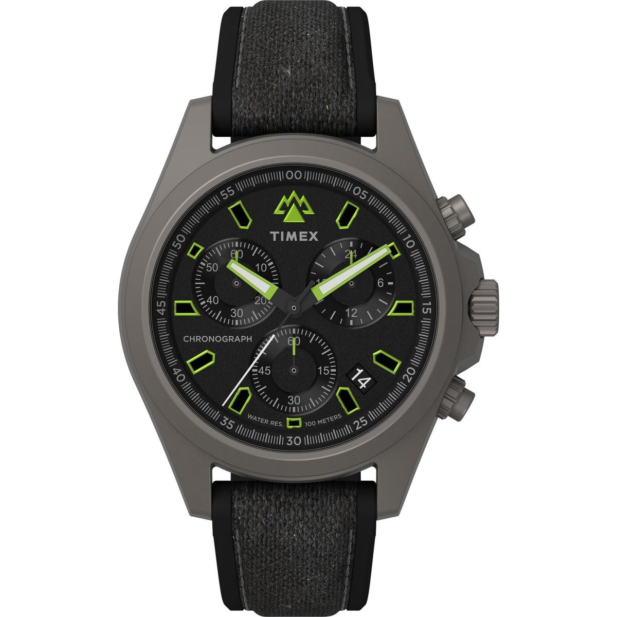 Timex Men`s Watch Expedition North Field Post Black Black Titanium Superb