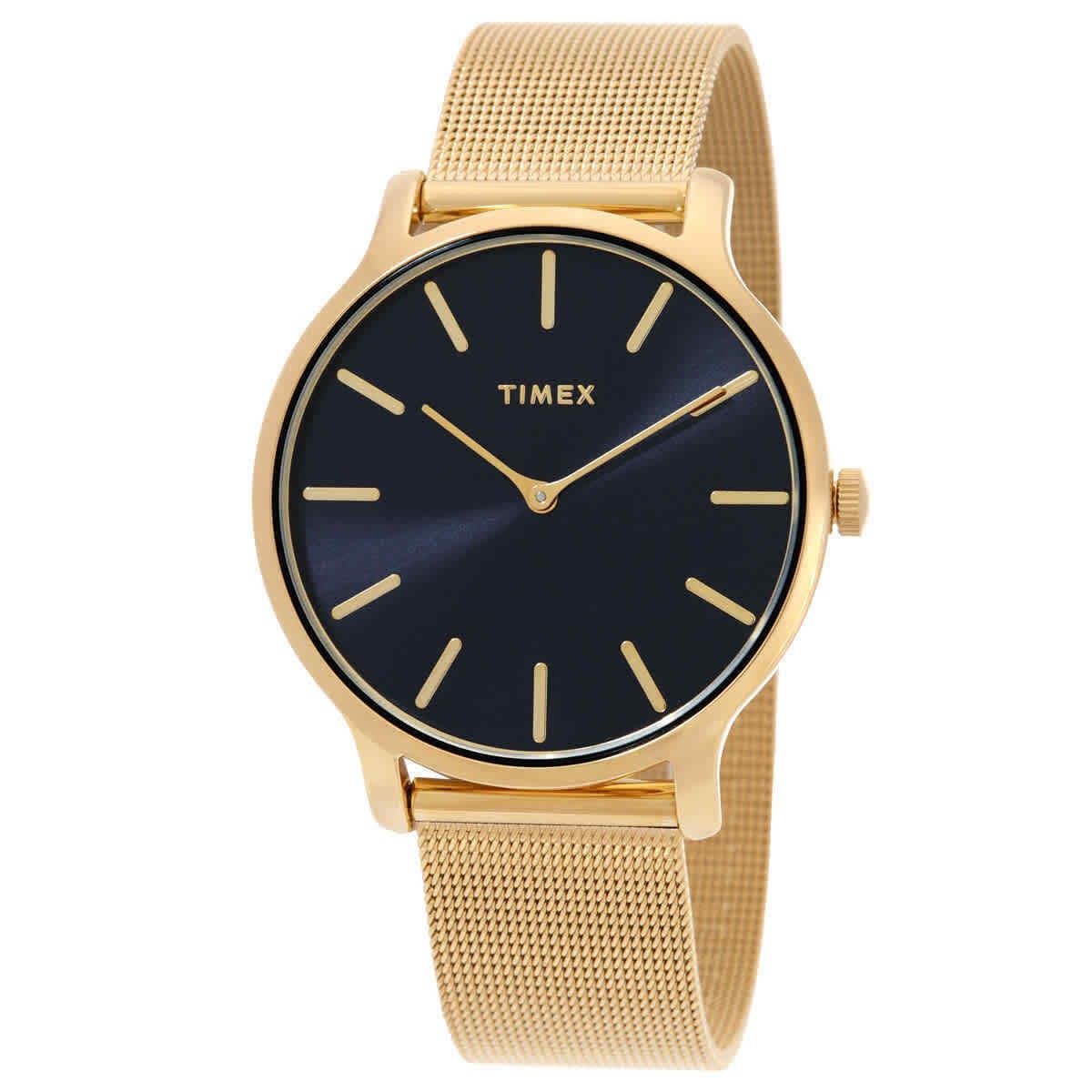 Timex Transcend Quartz Black Dial Ladies Watch TW2W19700