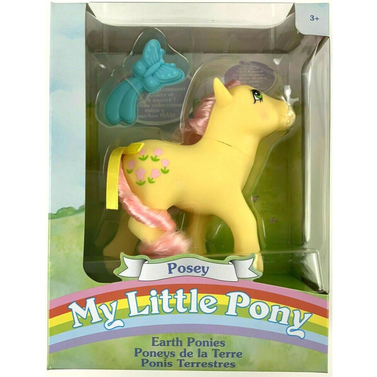 My Little Pony Earth - 35th Anniversary 1980s G1 Mlp Retro Classic Comb Box Posey