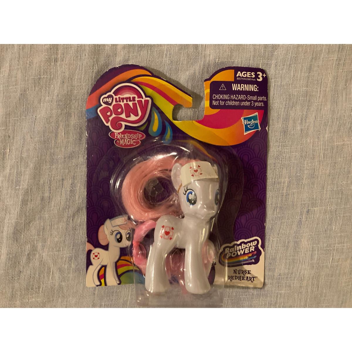 My Little Pony Mlp Fim Nurse Redheart 3 Rainbow Power Nip w Cap