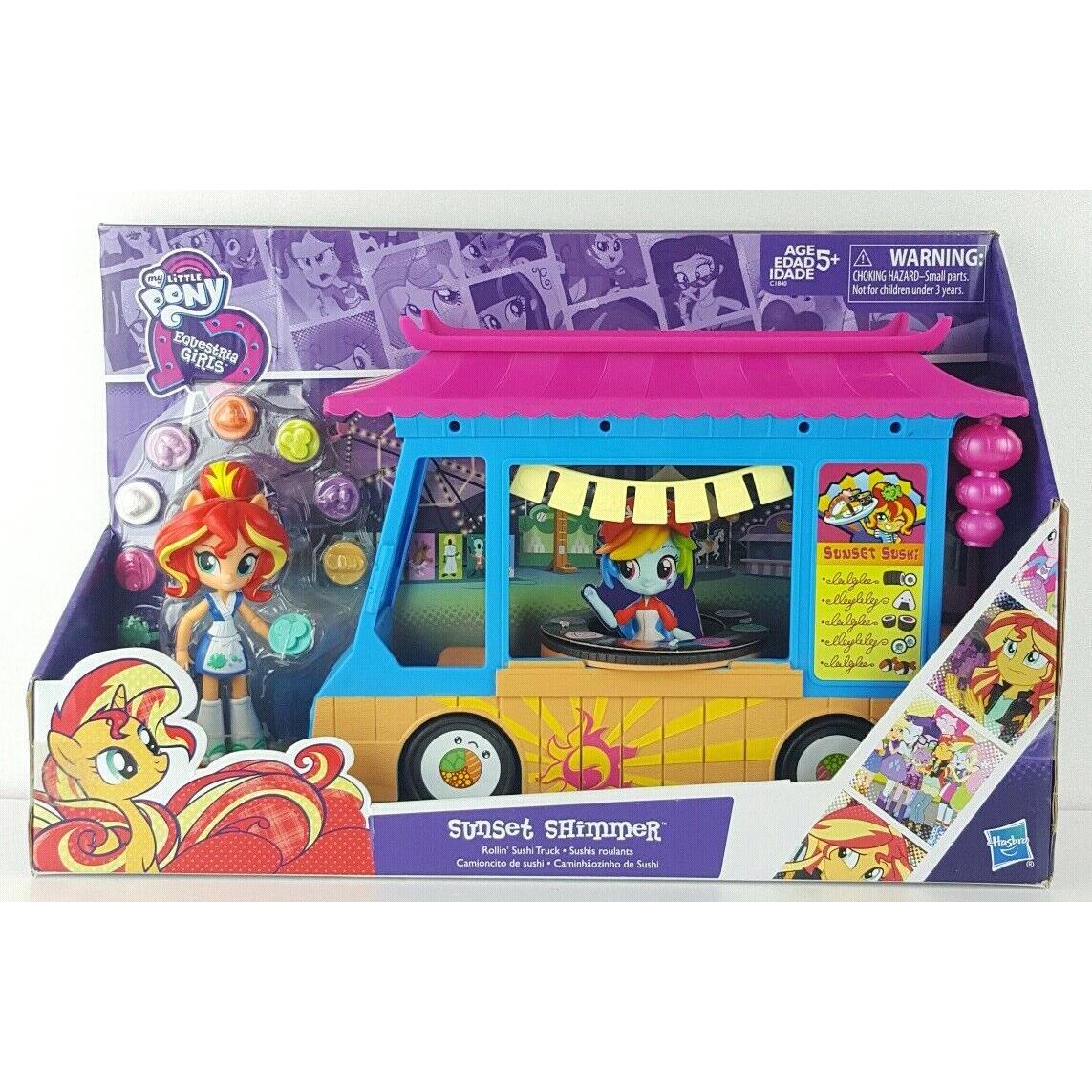 My Little Pony Equestria Girls Rollin` Sushi Truck Kids Toy Gift