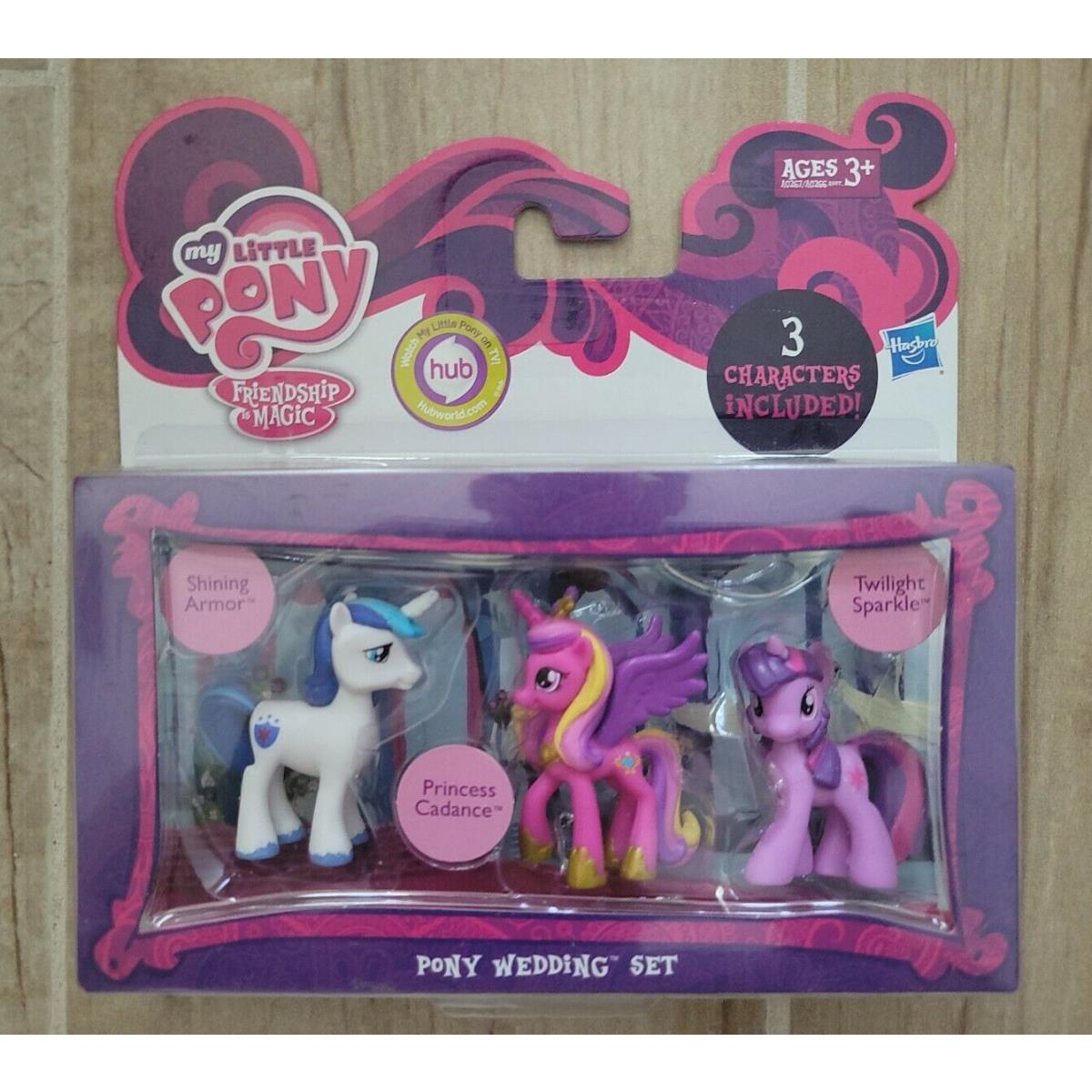 MY Little Pony Friendship IS Magic Pony Wedding Pvc Mlp Figure Set r108