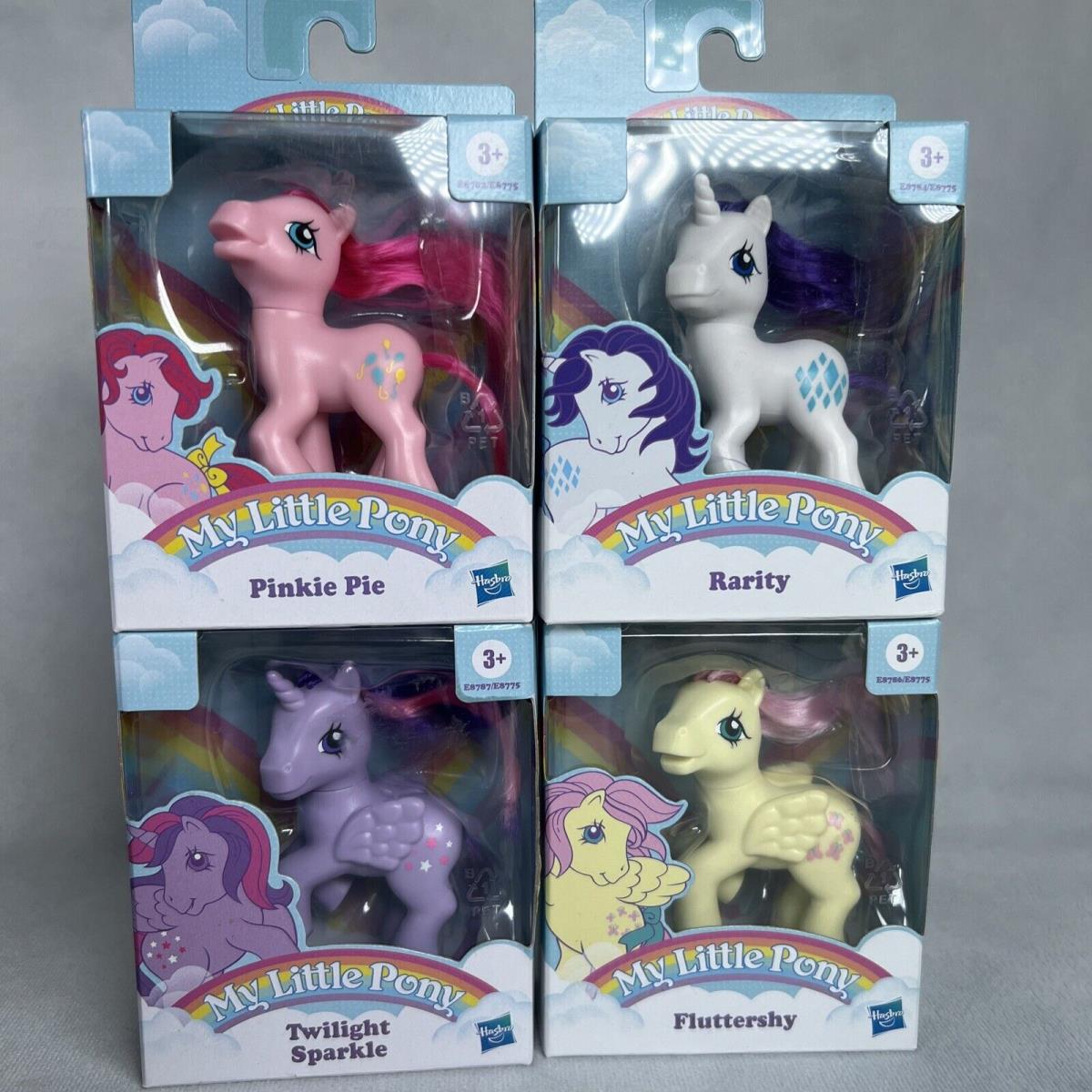 Mlp My Little Pony Hasbro G3 Retro Rainbow Set - Full Set of 4